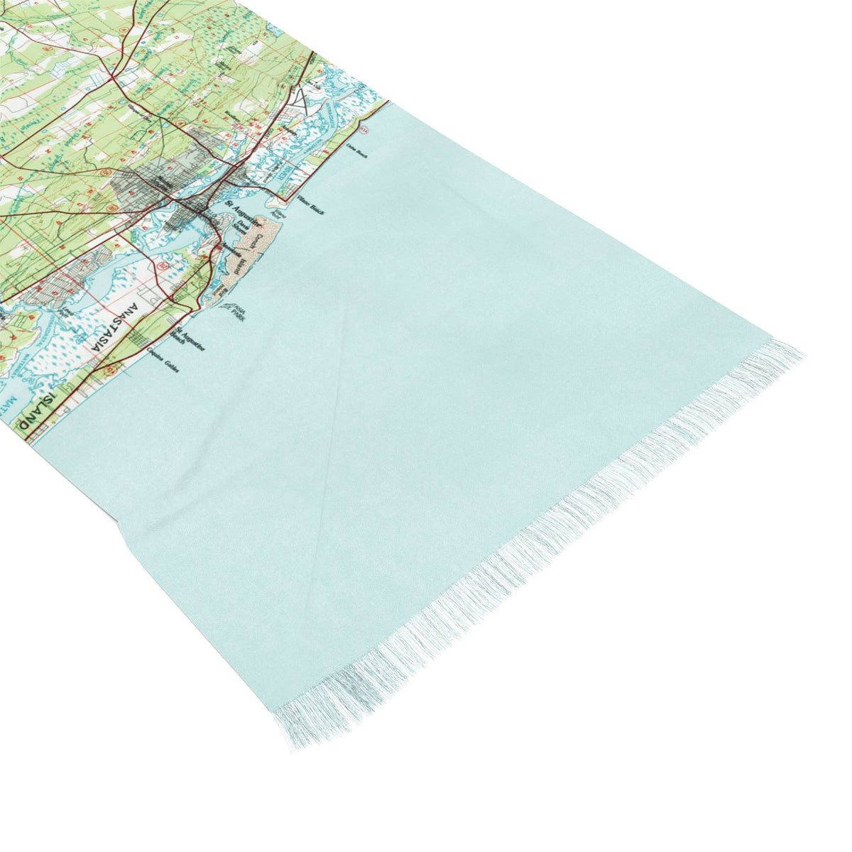 St Augustine Florida Map Travel Scarf view 4