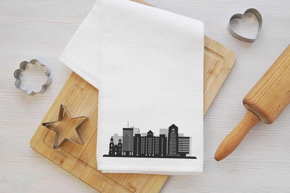 Tucson Arizona Skyline tea towel