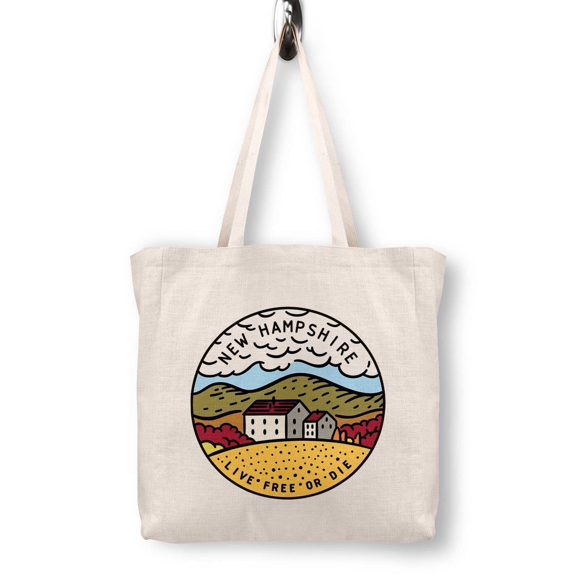 New Hampshire Canvas Tote Bag