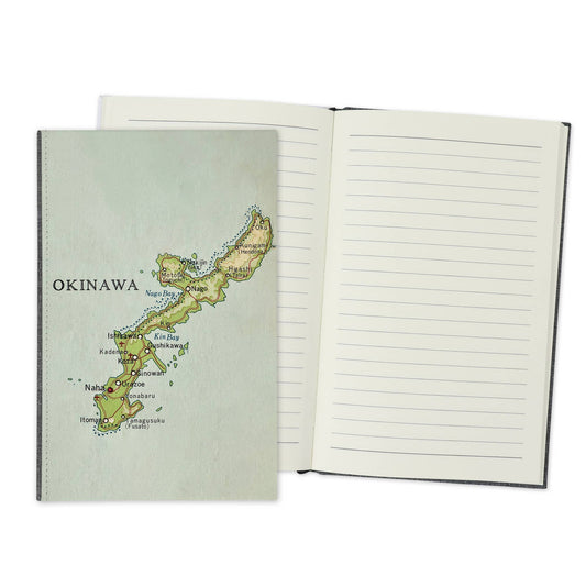 Okinawa Japan Vintage Map Travel Journal