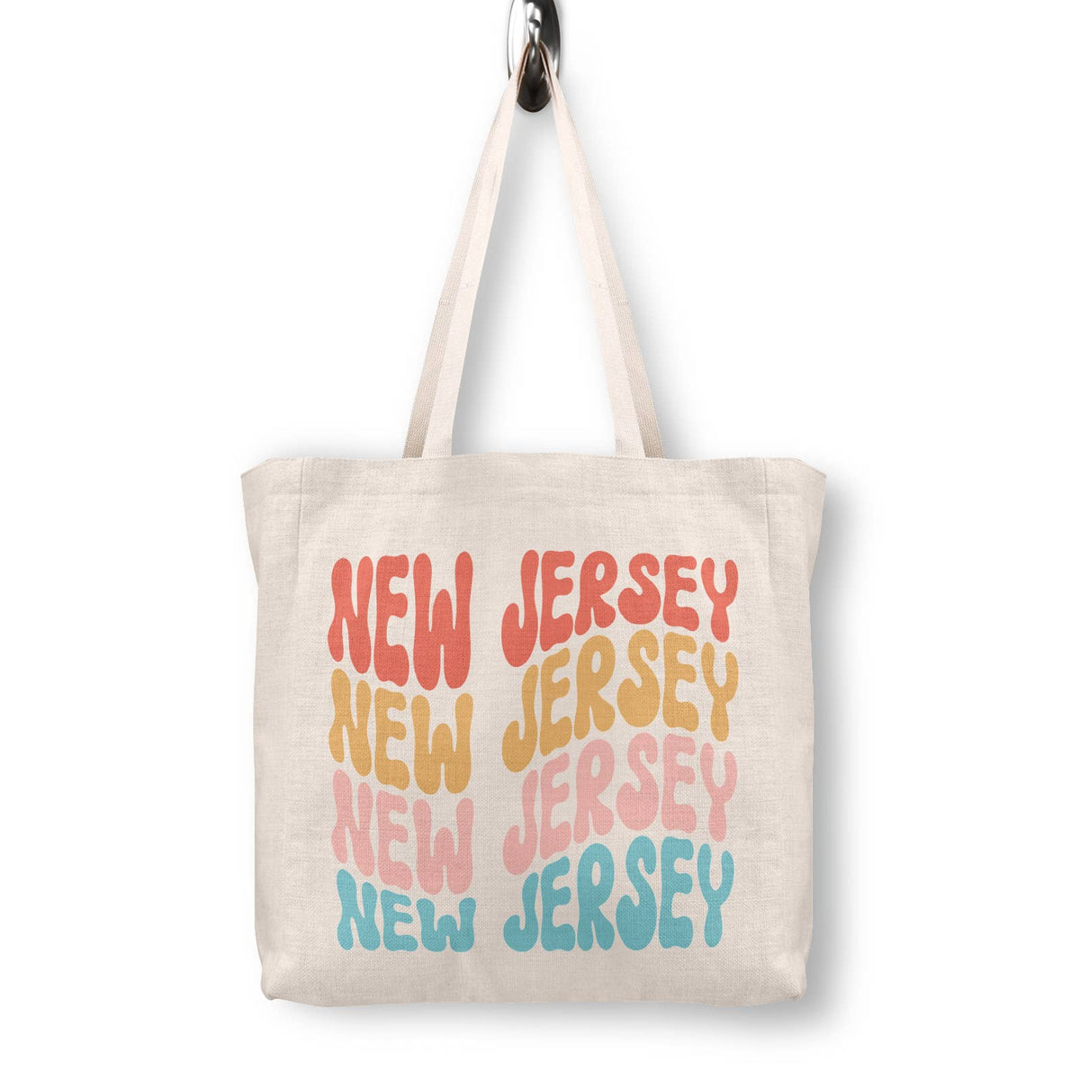 New Jersey Canvas Tote Bag