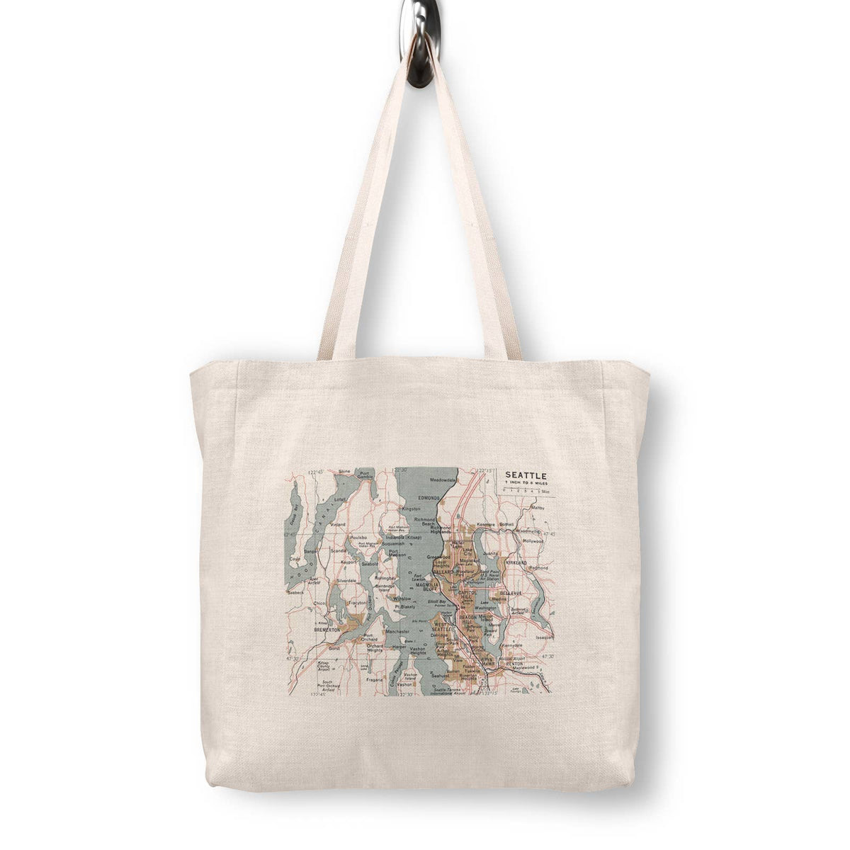 Seattle Washington Canvas Tote Bag