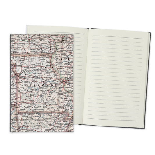 Missouri Vintage Map Travel Journal