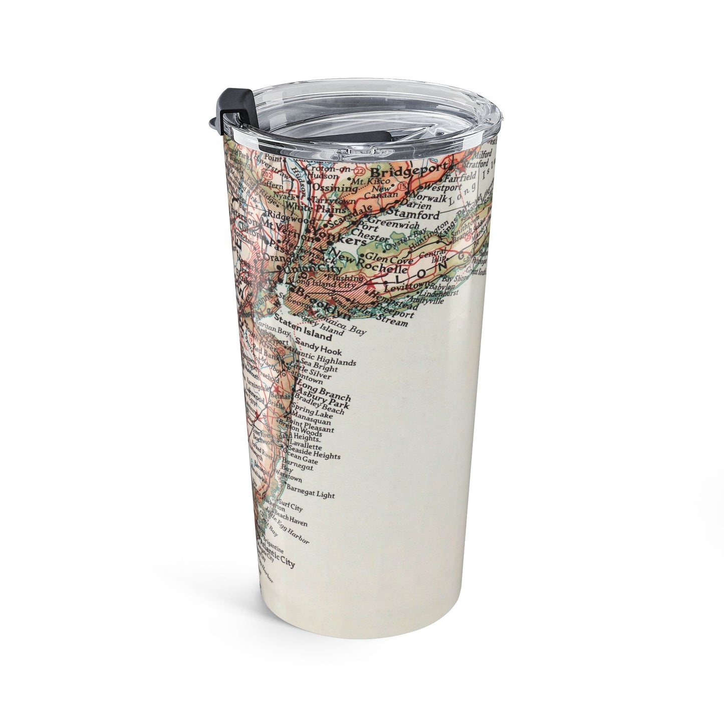 New Jersey Vintage Map 20oz Insulated Tumbler