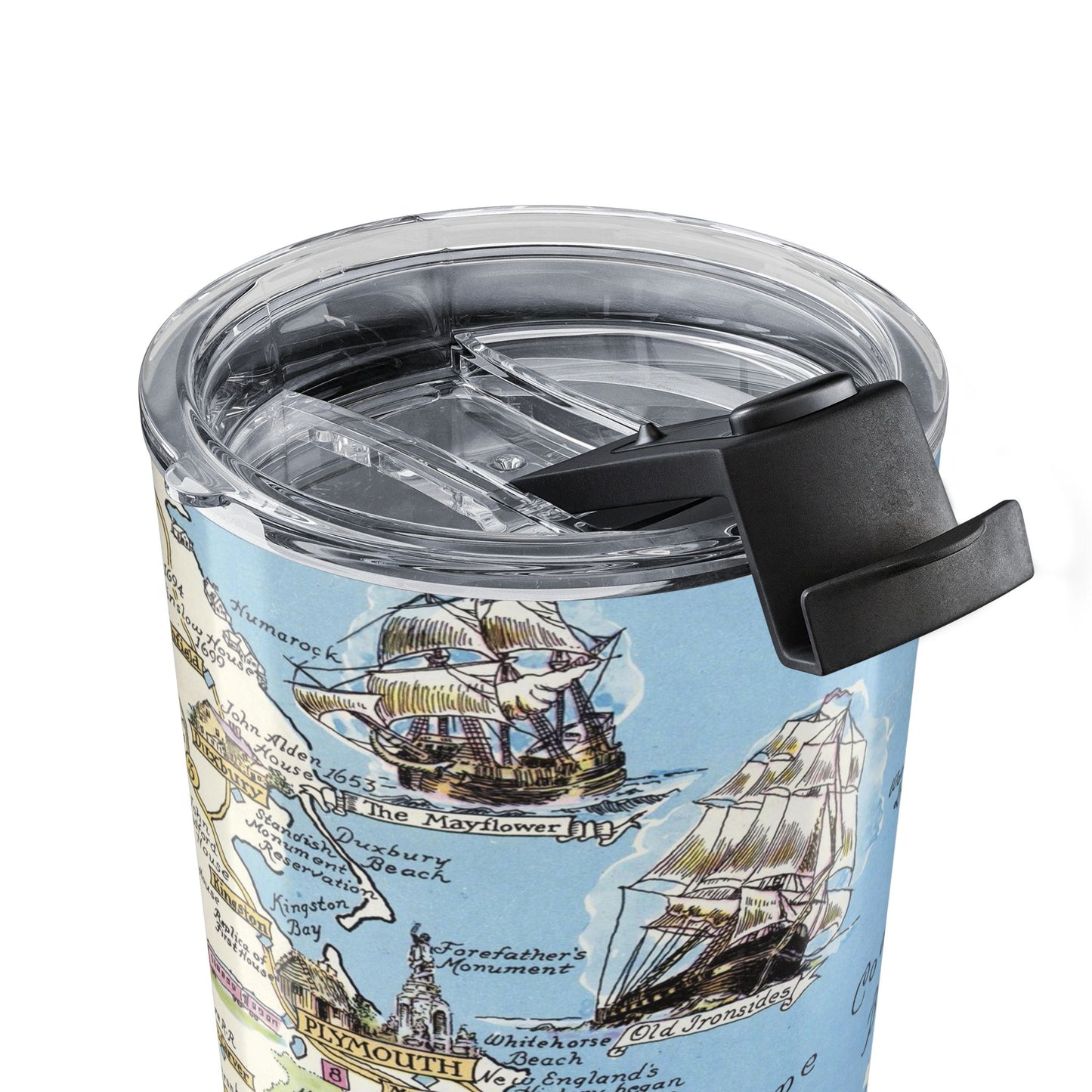 Cape Cod Massachusetts Vintage Map 20oz Insulated Tumbler