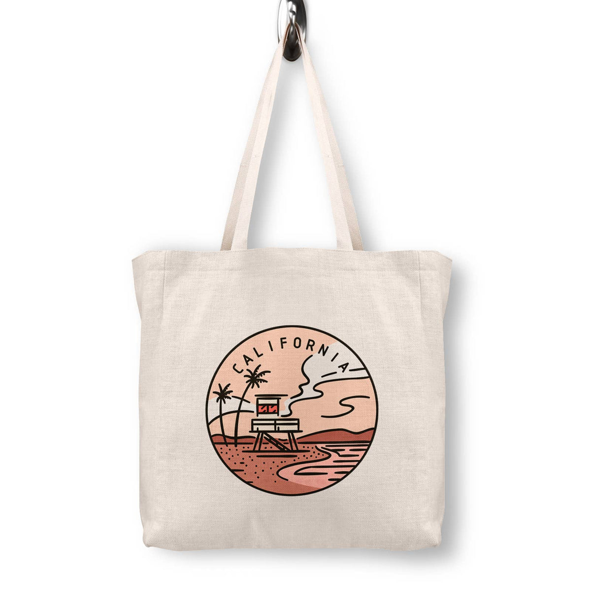 California Canvas Tote Bag