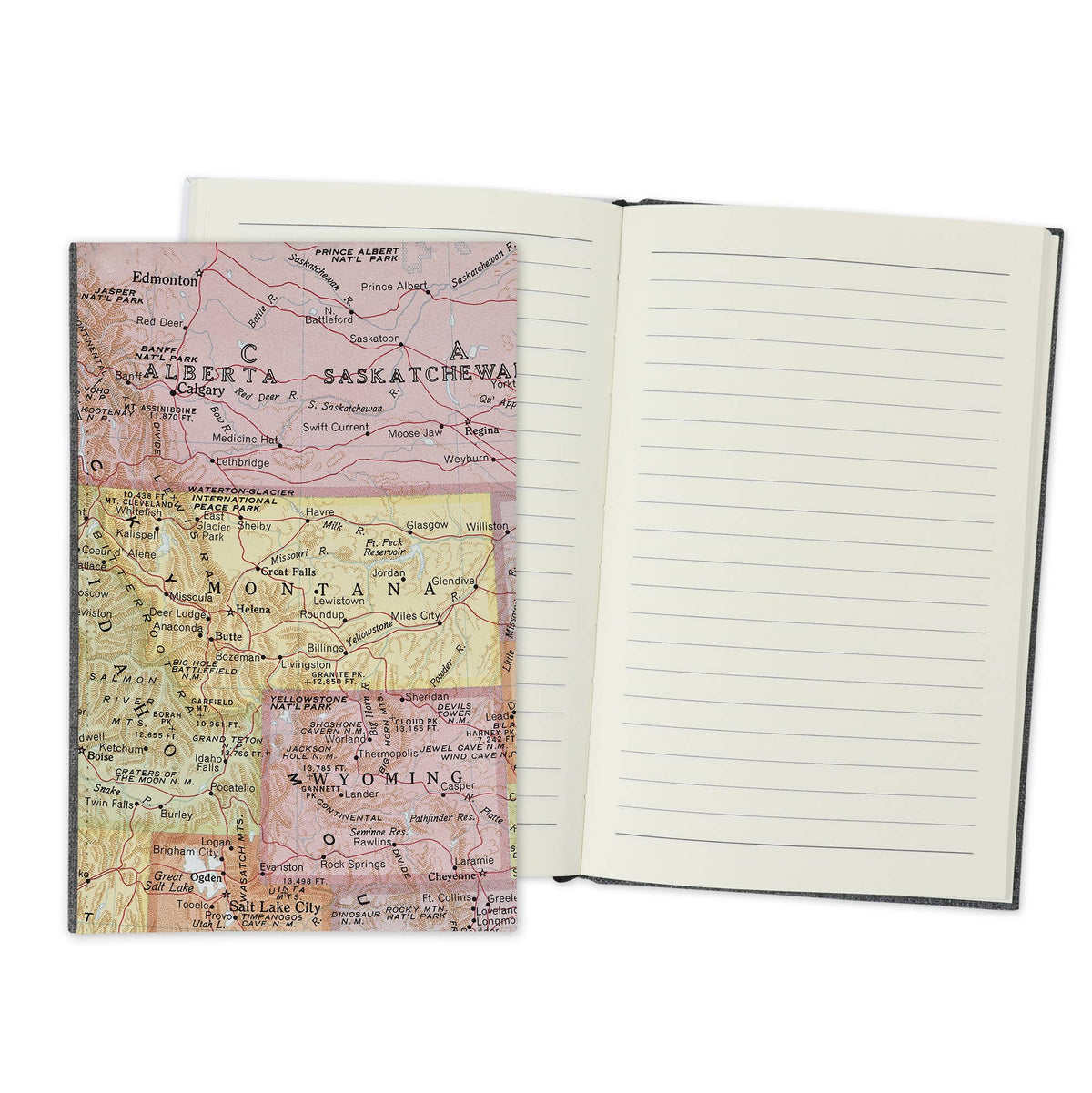 Montana Vintage Map Travel Journal