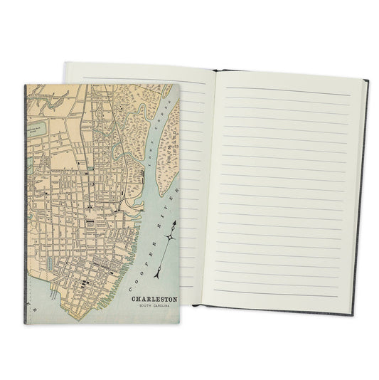 Charleston South Carolina Vintage Map Travel Journal