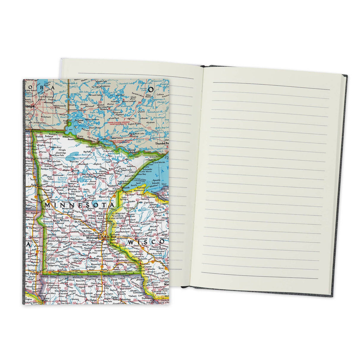 Minnesota Vintage Map Travel Journal