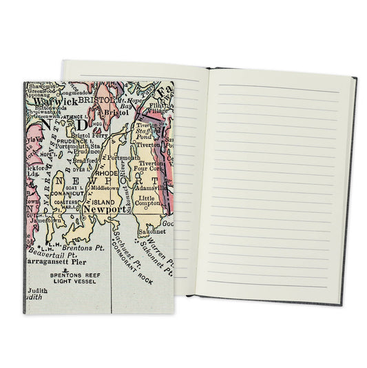 Newport Rhode Island Vintage Map Travel Journal