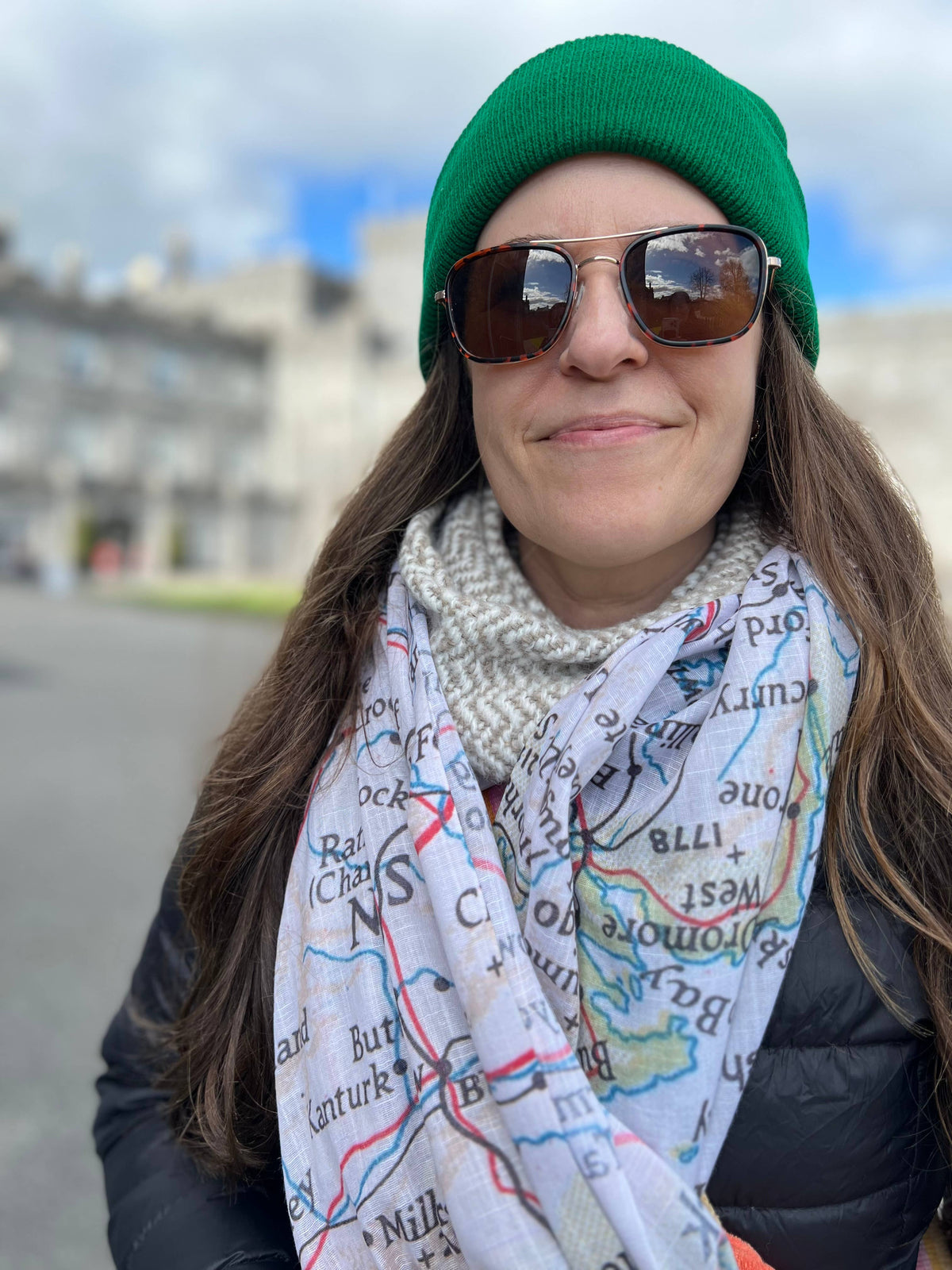 Florida Keys Map Travel Scarf view 8