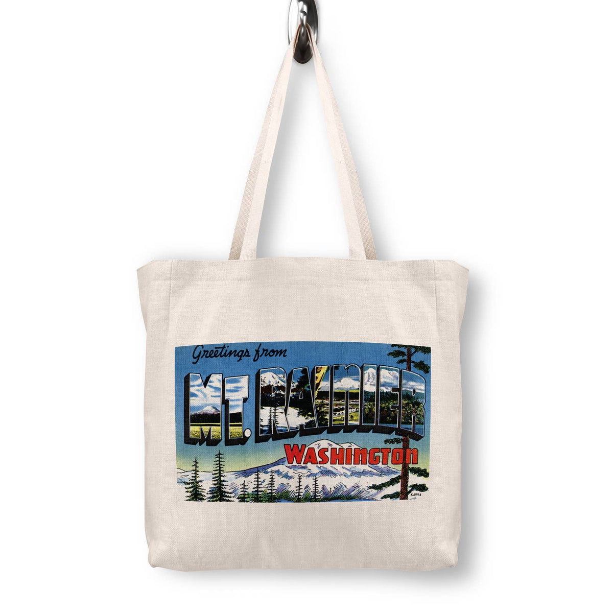 Mt Rainier National Park Canvas Tote Bag