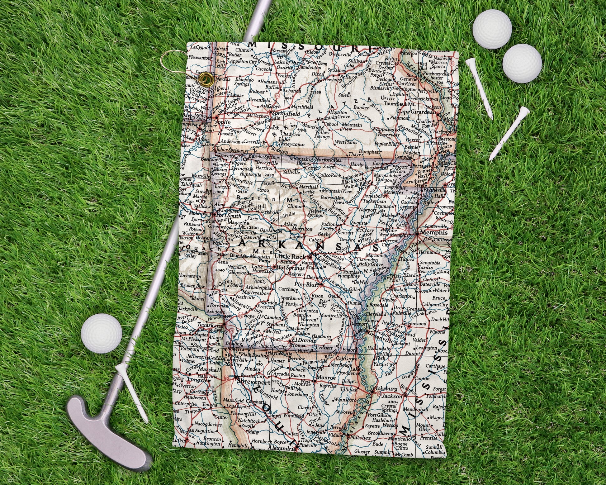 Arkansas golf towel primary image