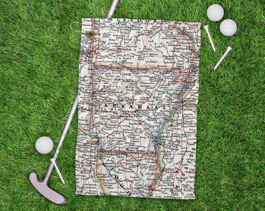 Arkansas golf towel primary image