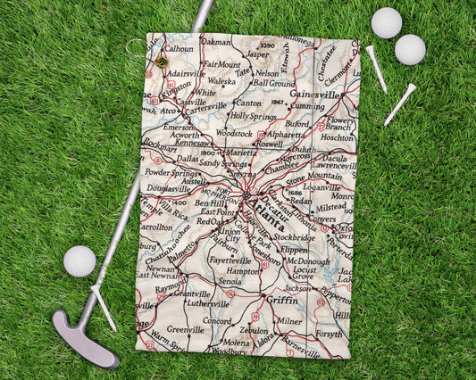 Atlanta Georgia golf towel primary image