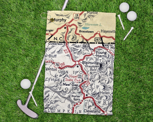 Blairsville Georgia golf towel primary image
