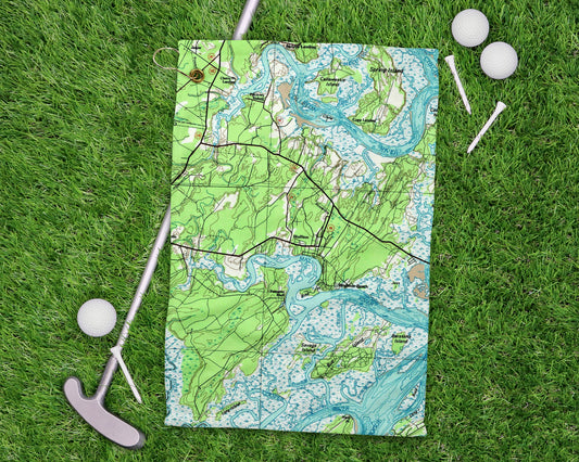 Bluffton South Carolina golf towel primary image