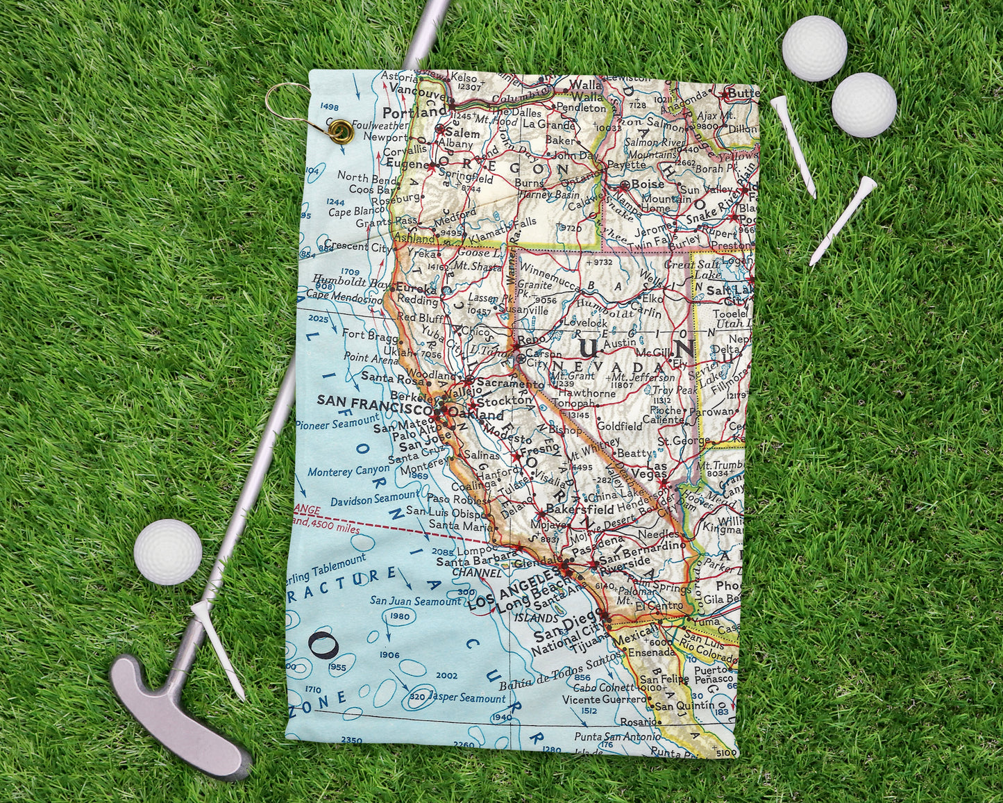 California golf towel primary image