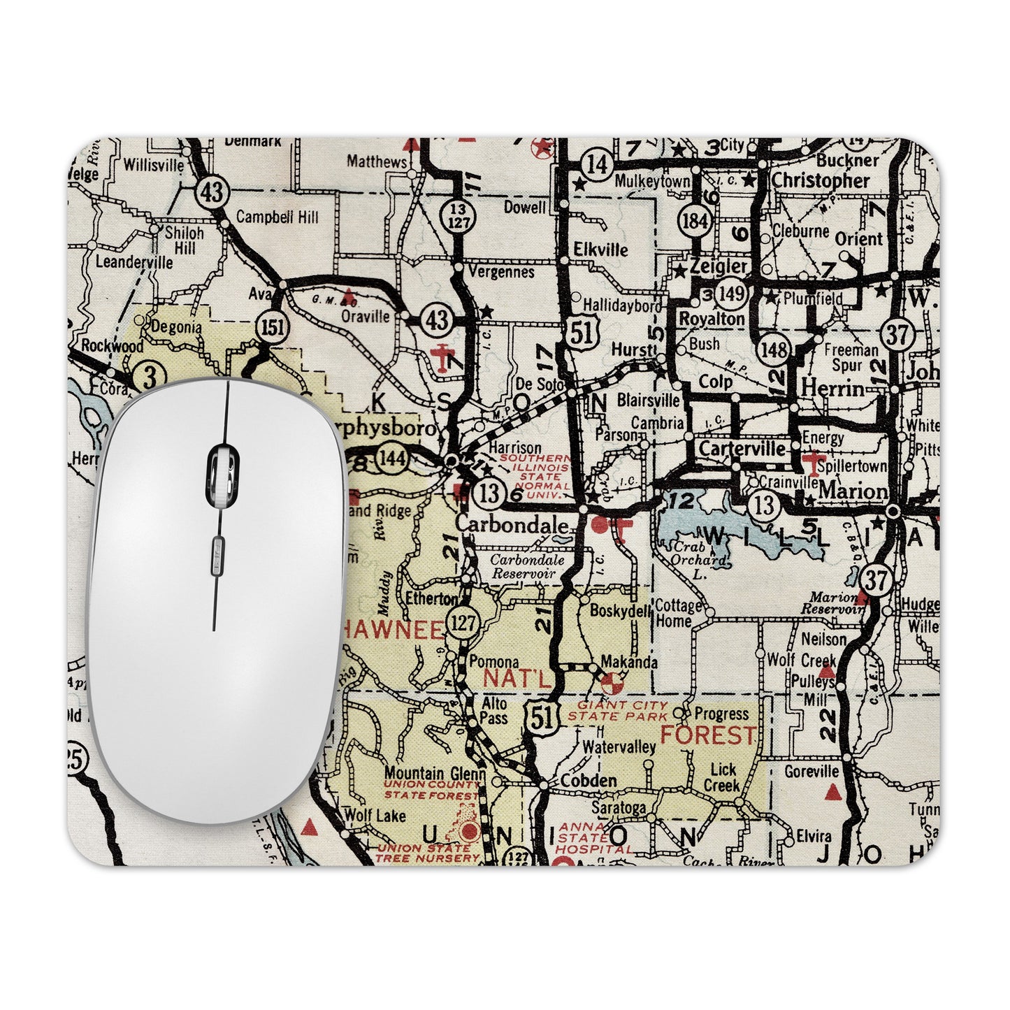 Carbondale Illinois mousepad