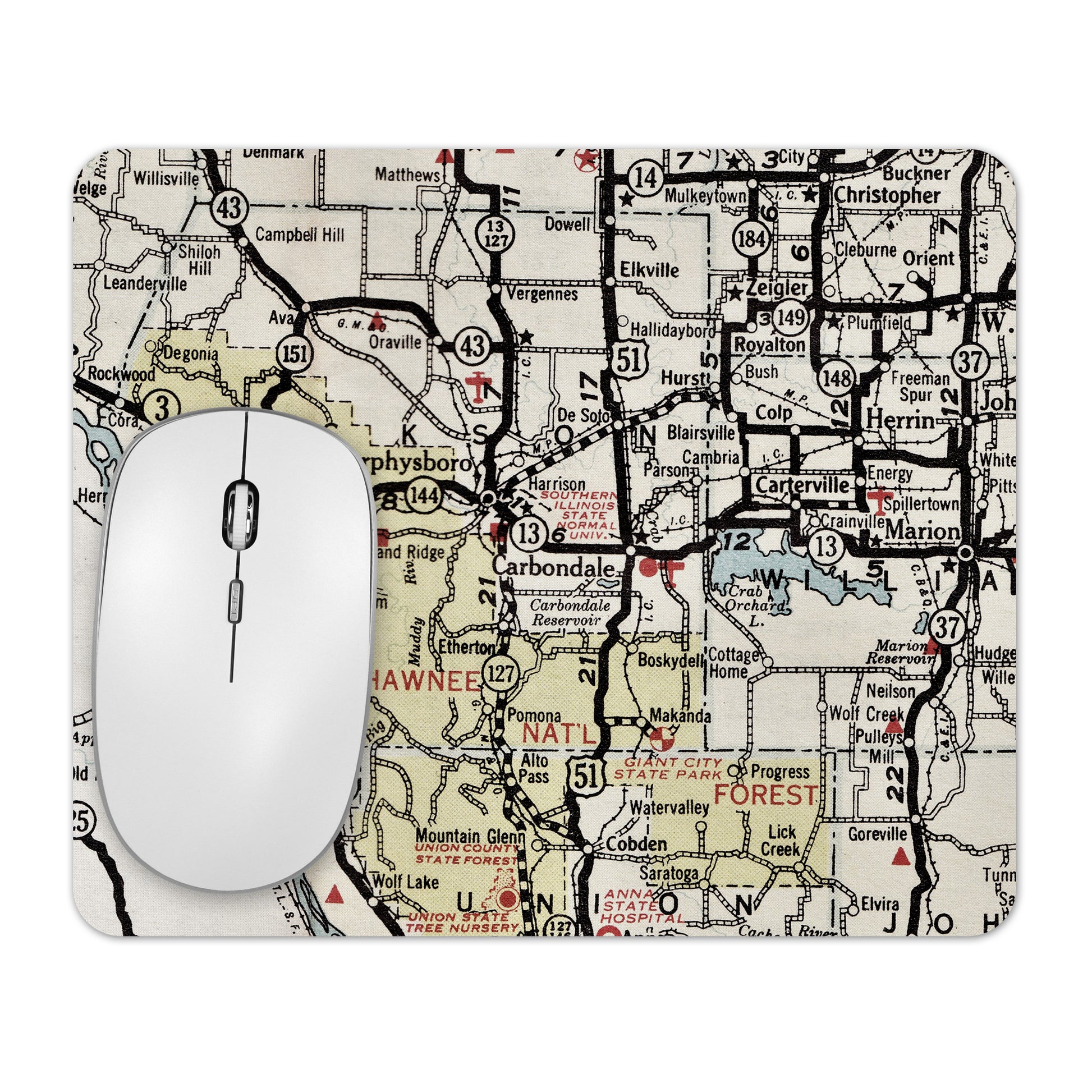 Carbondale Illinois mousepad