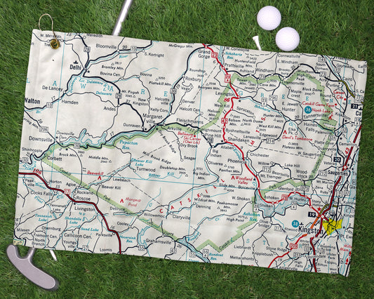 Catskill Mountains golf towel primary image