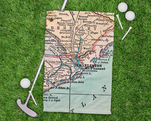 Charleston South Carolina golf towel primary image