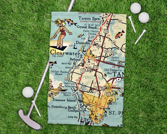 Clearwater Florida golf towel primary image