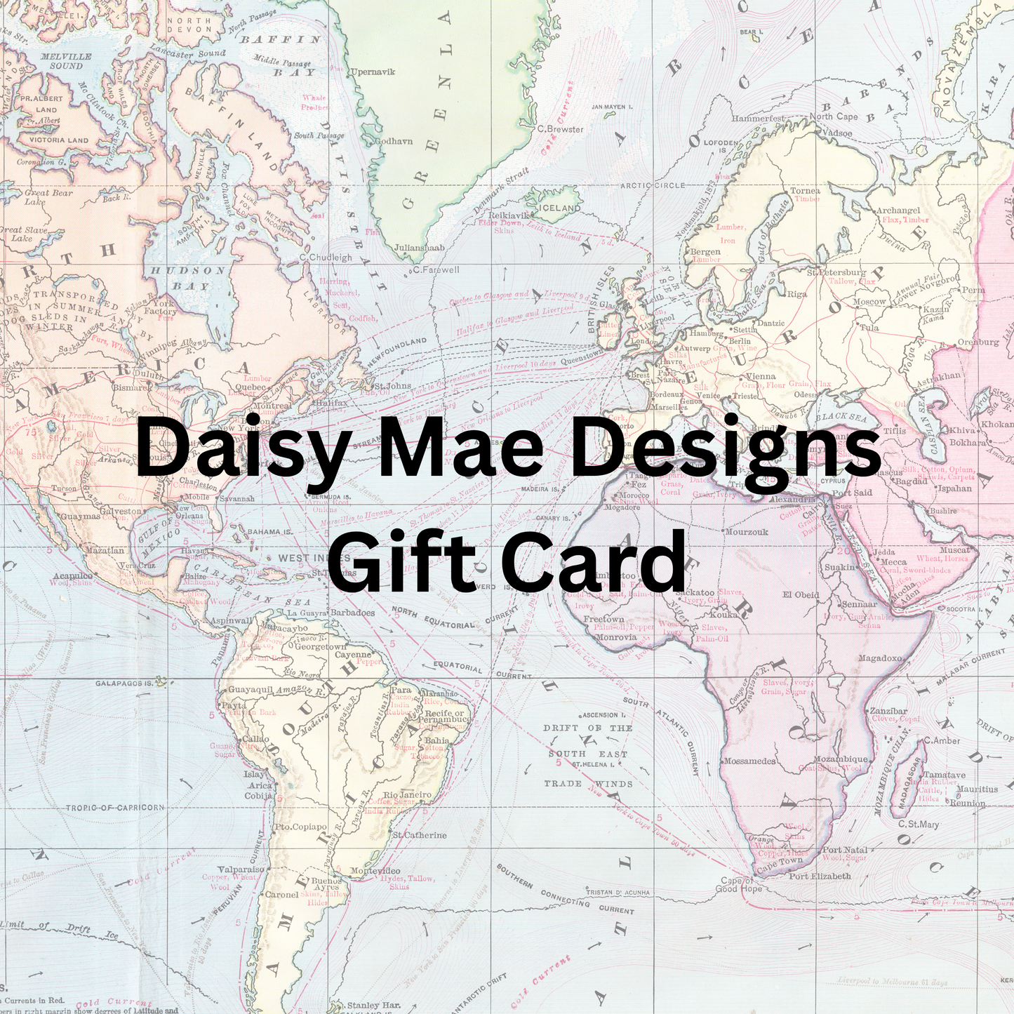 Gift Cards | Personalized Travel & Map Gifts