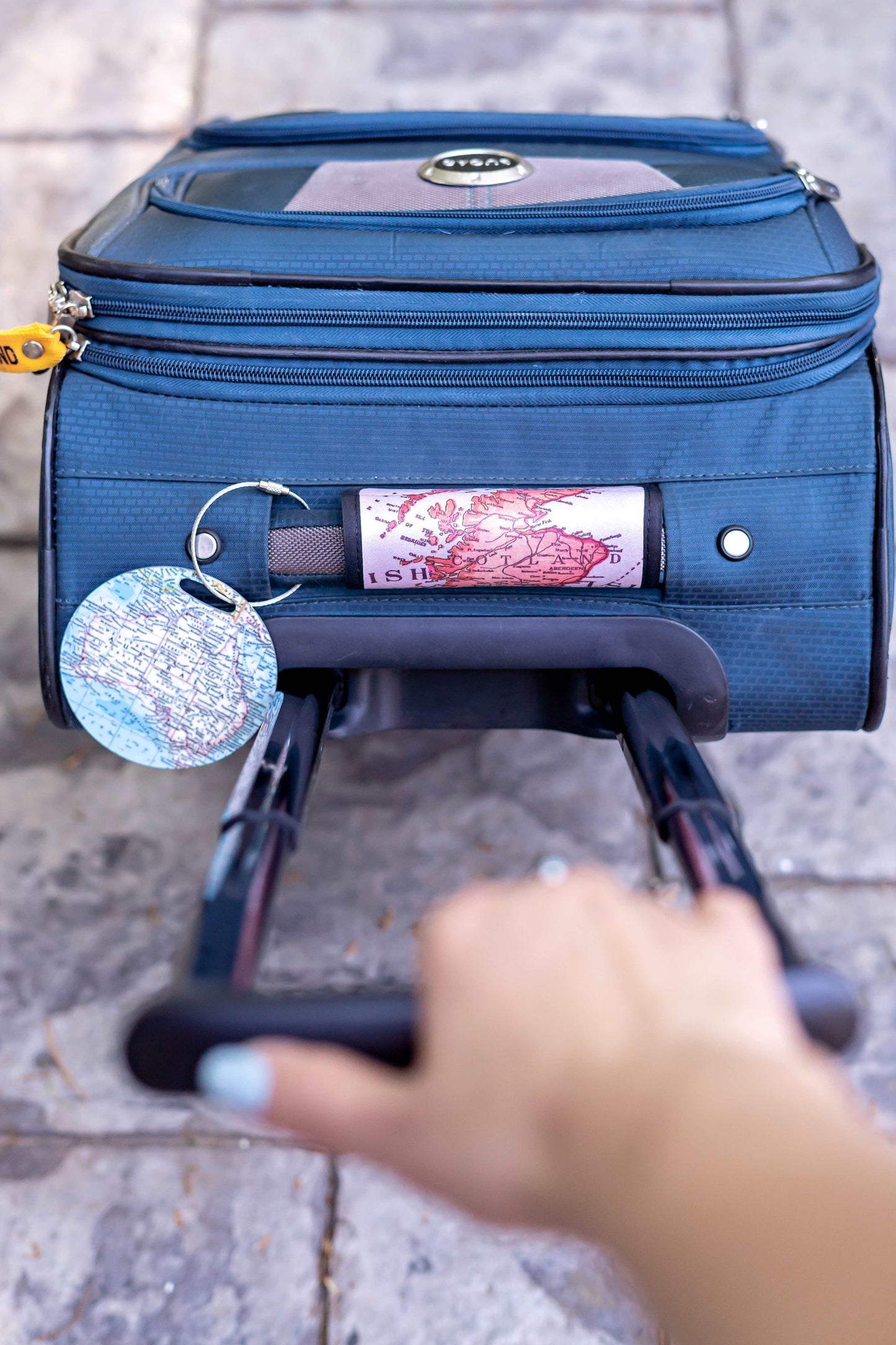 Custom Map Luggage Tag | Personalized Travel Tag | Made to Order