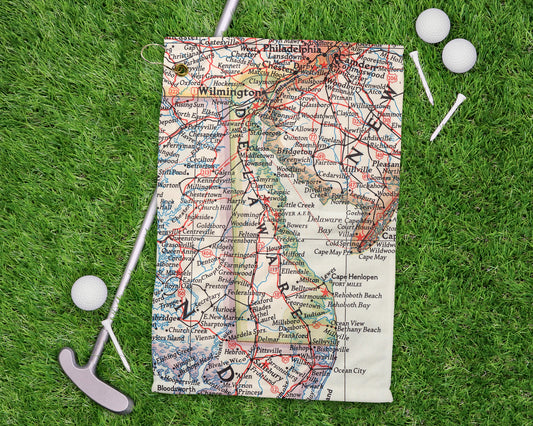 Delaware golf towel primary image