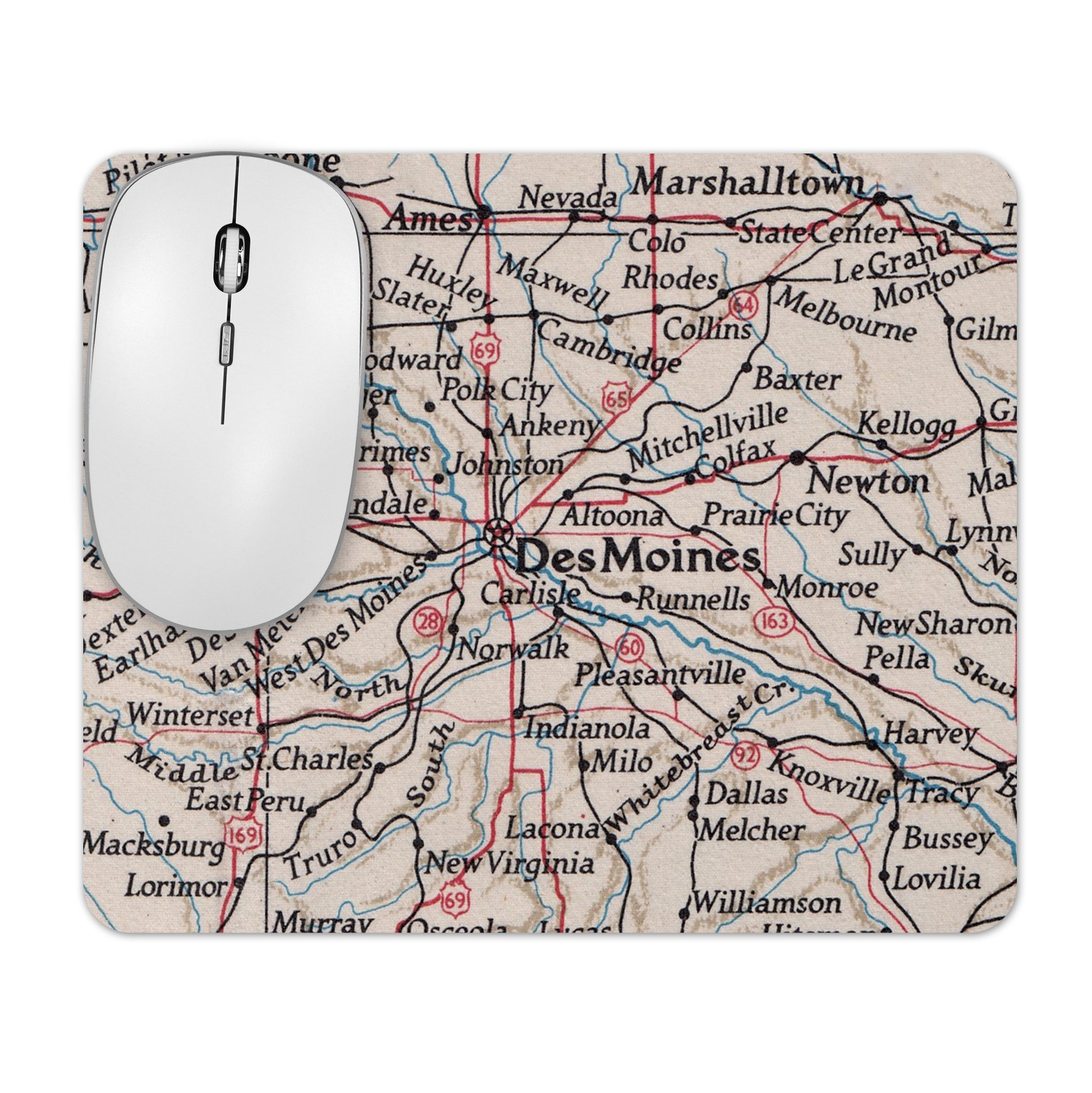 Des Moines Iowa mousepad