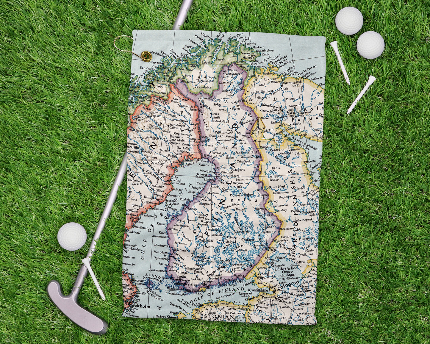 Finland golf towel primary image