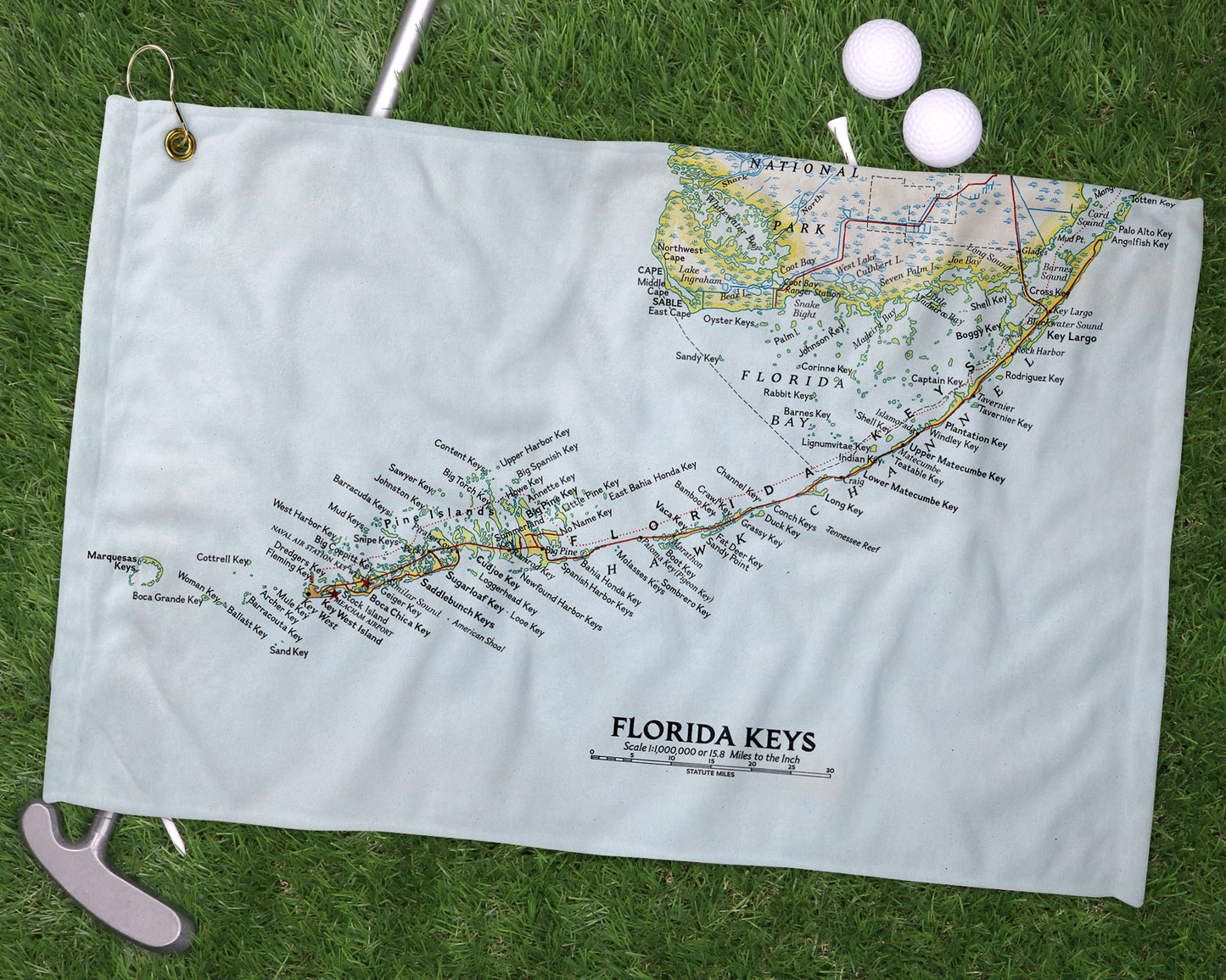 Key West Florida golf towel primary image