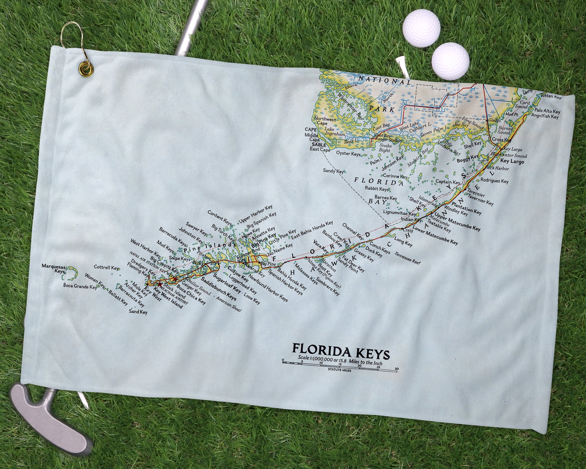Key West Florida golf towel primary image