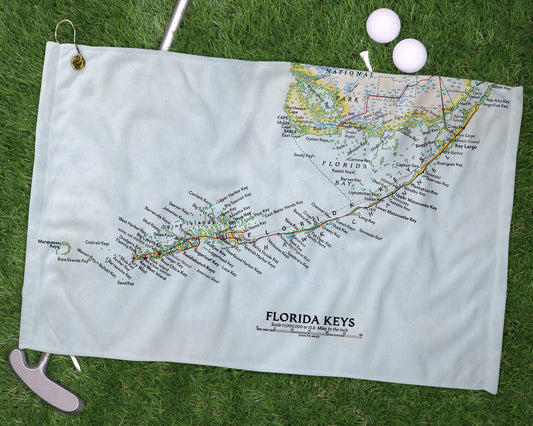 Key West Florida golf towel primary image