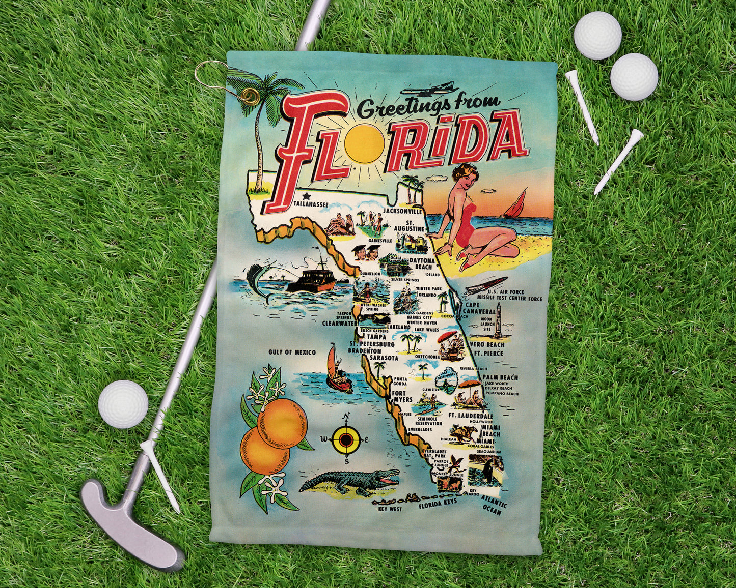 Florida golf towel primary image