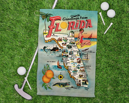 Florida golf towel primary image