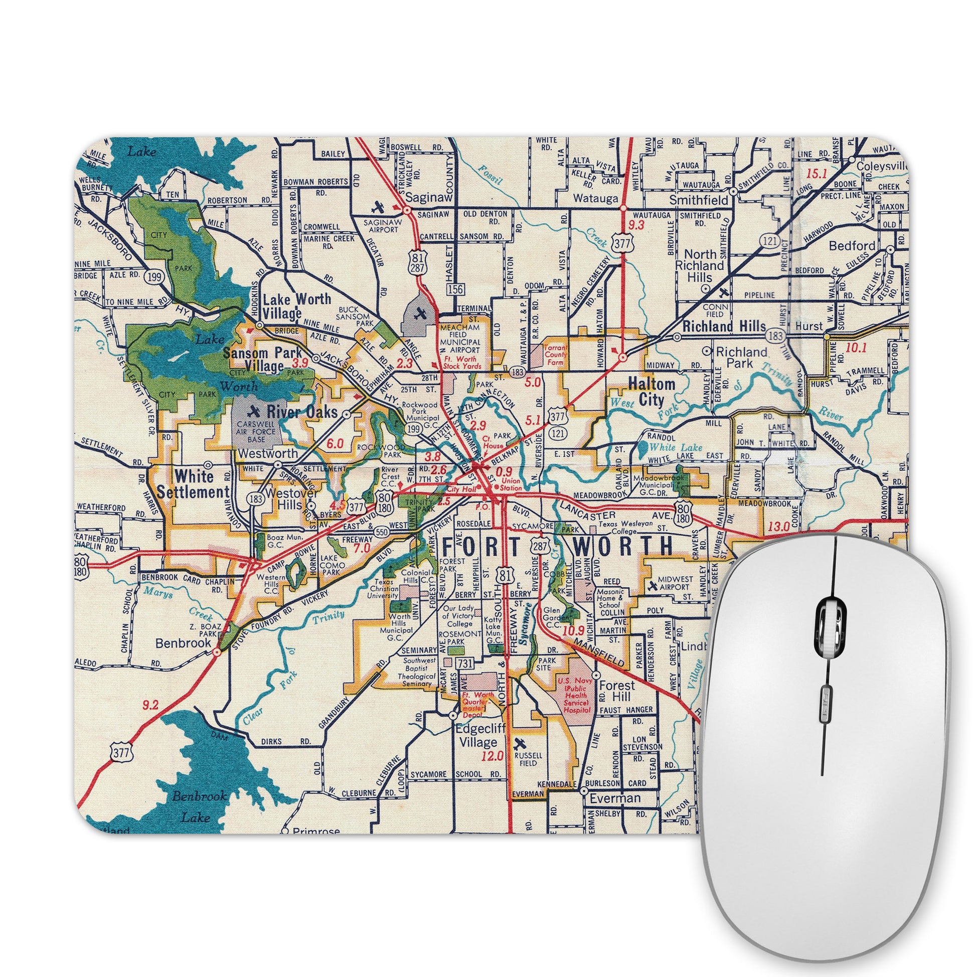 Fort Worth Texas mousepad
