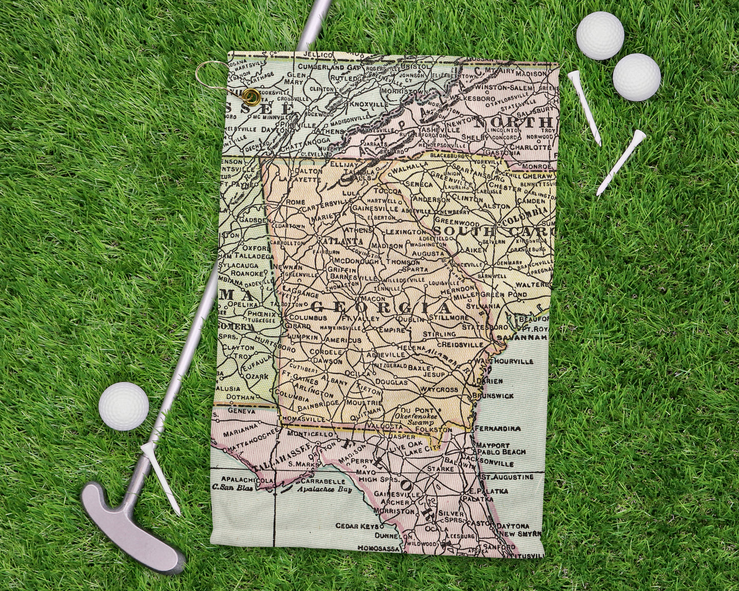 Georgia golf towel primary image