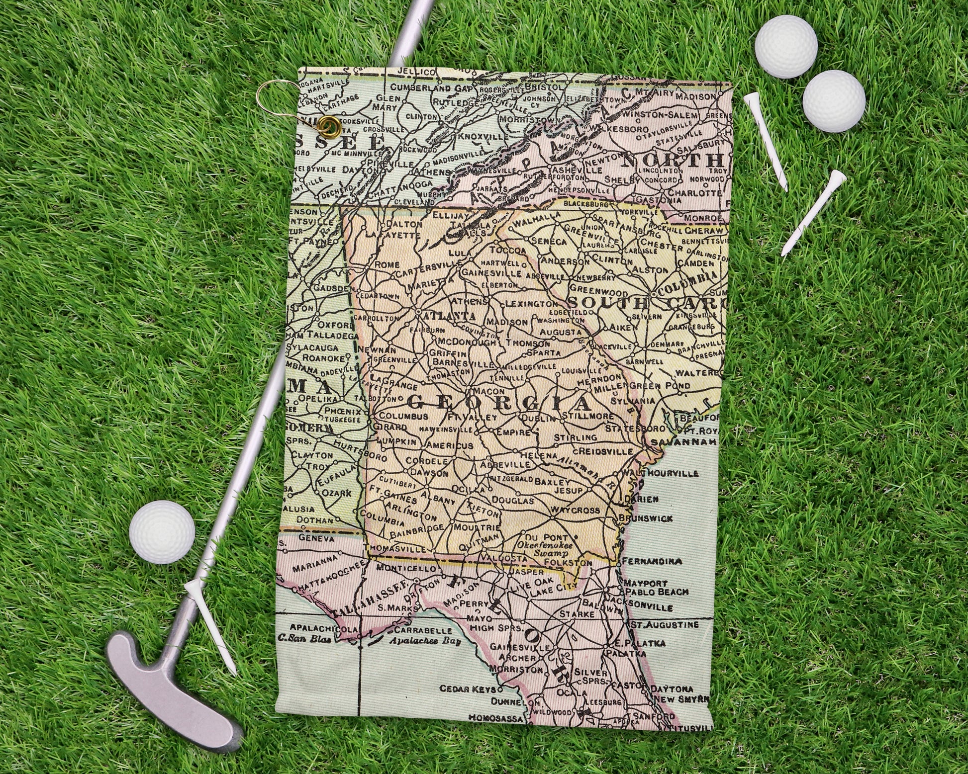 Georgia golf towel primary image