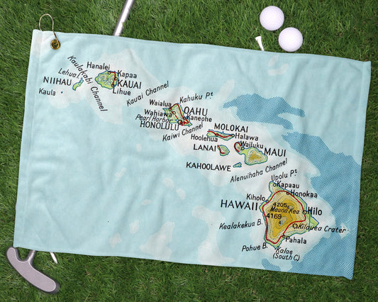 Hawaii golf towel primary image