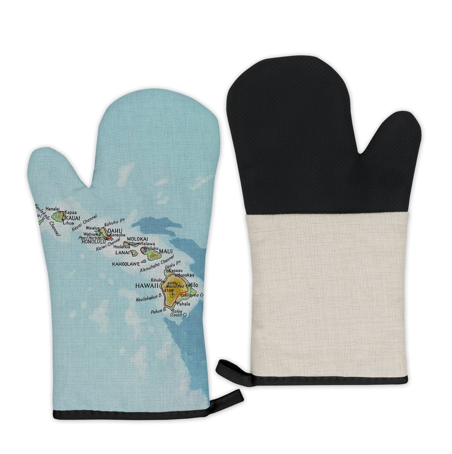 Hawaii Map Oven Mitt | Vintage-Inspired Kitchen Gift
