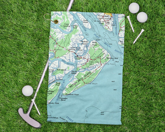 Hilton Head Island South Carolina Golf & Athletic Towel