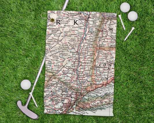 Hudson Valley New York golf towel primary image