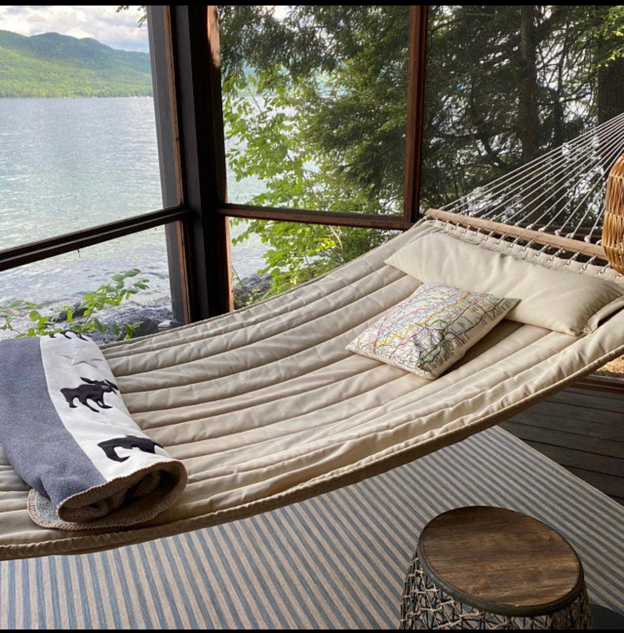 Kentucky Map Pillow | Vintage Kentucky Map Throw Pillow