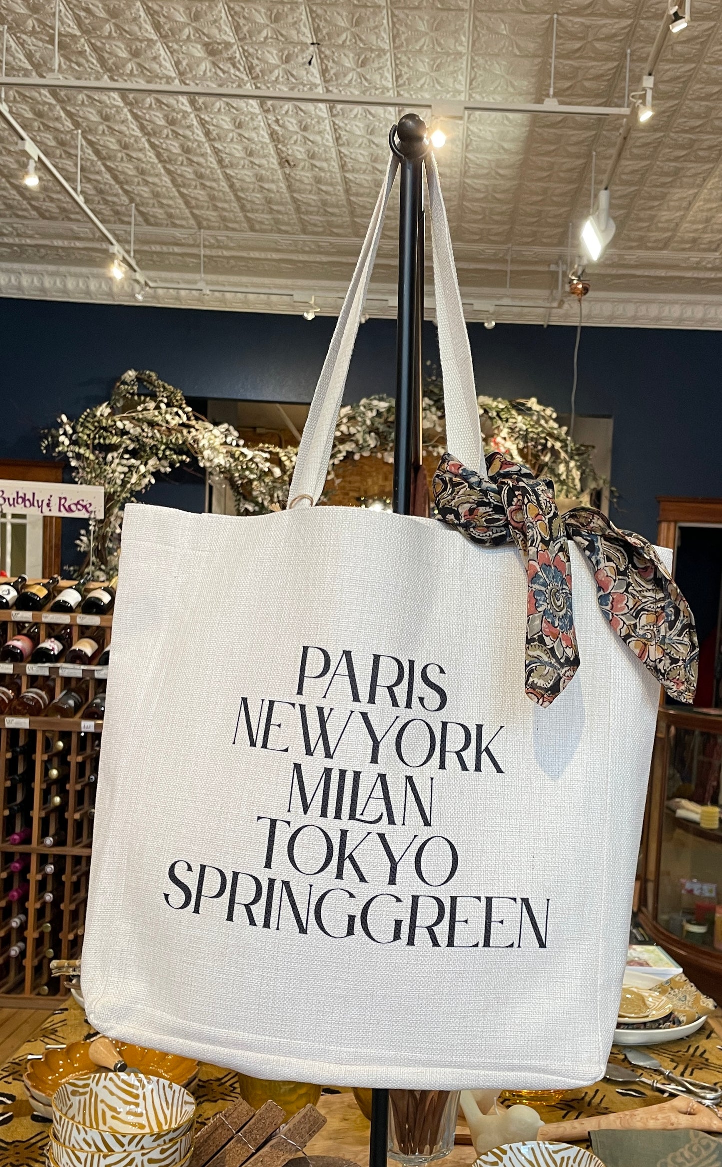 Traverse City Michigan Cherry Canvas Tote Bag