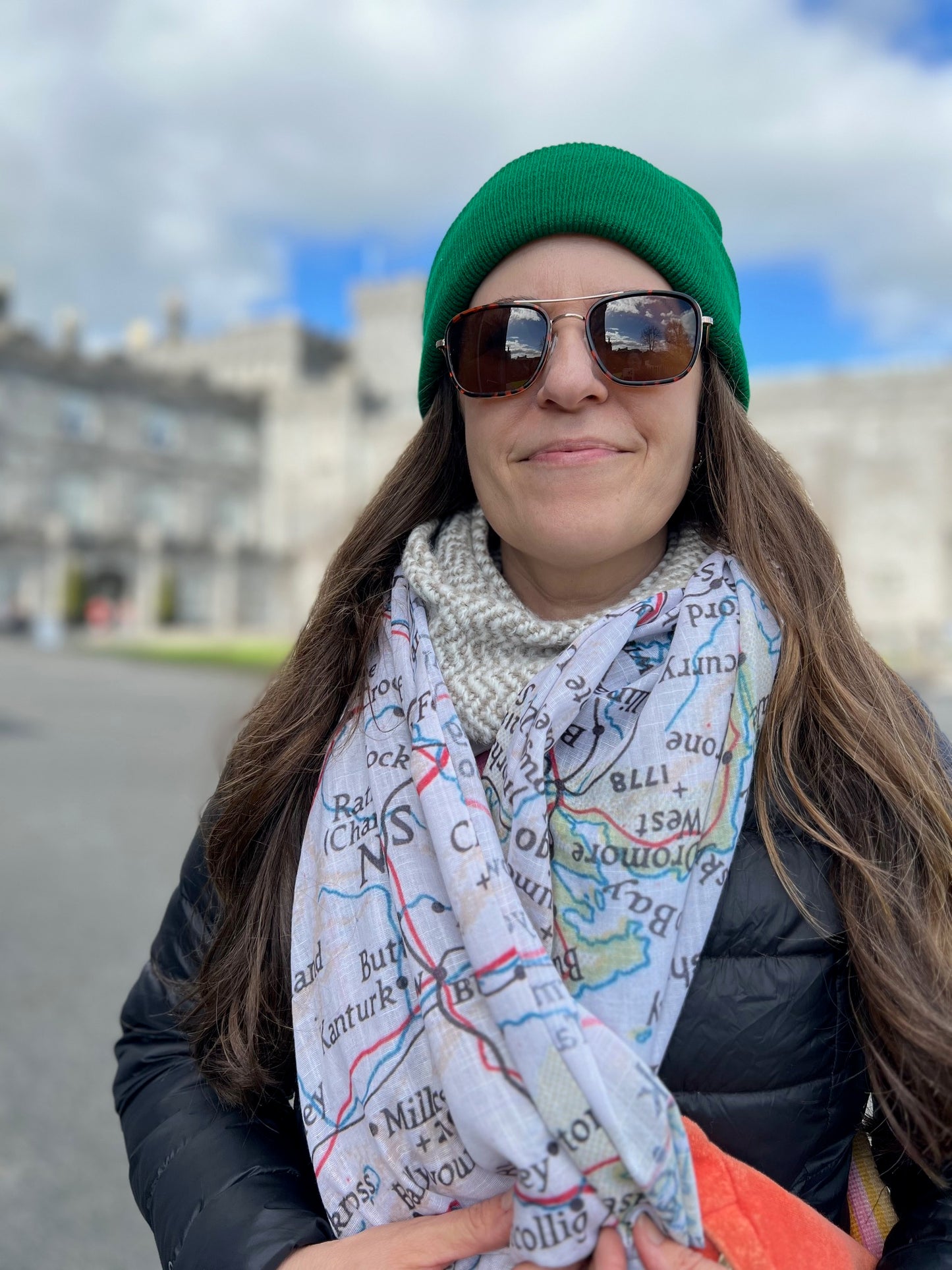 Boston Map Scarf | Vintage-Inspired City Accessory