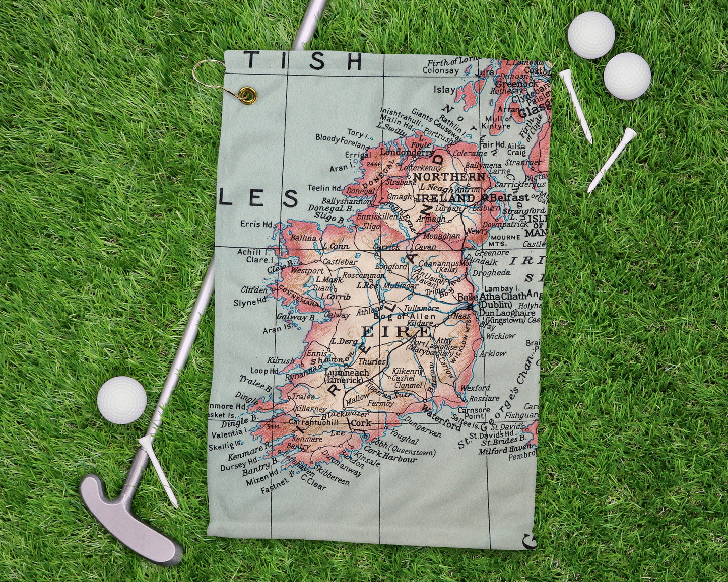 Ireland golf towel primary image