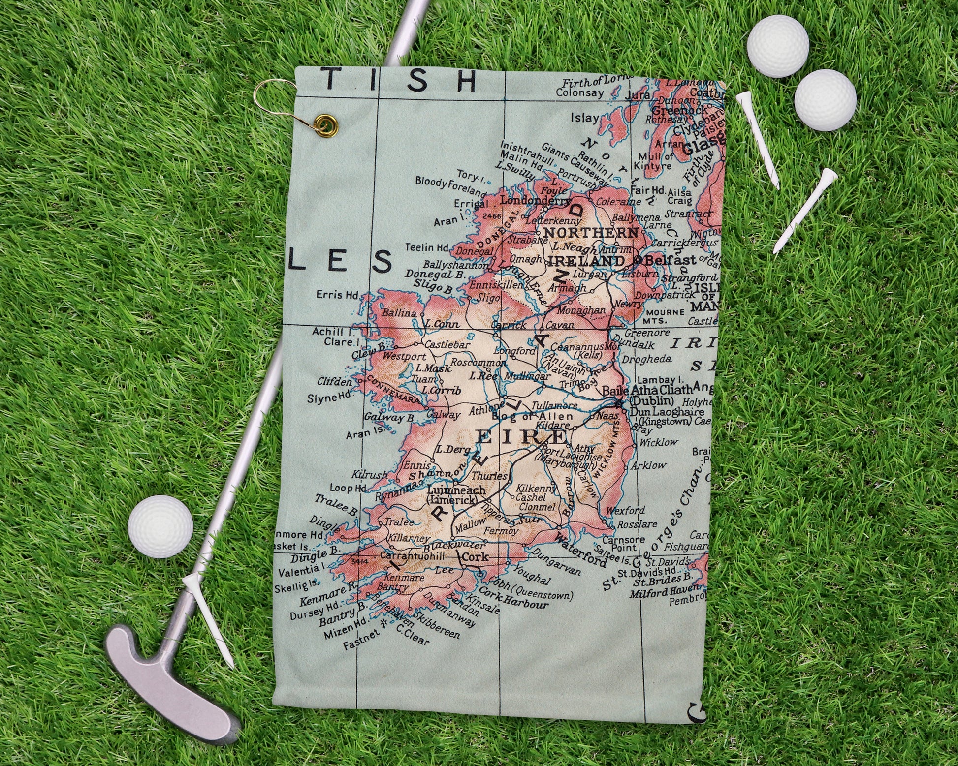 Ireland golf towel primary image