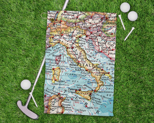 Italy golf towel primary image